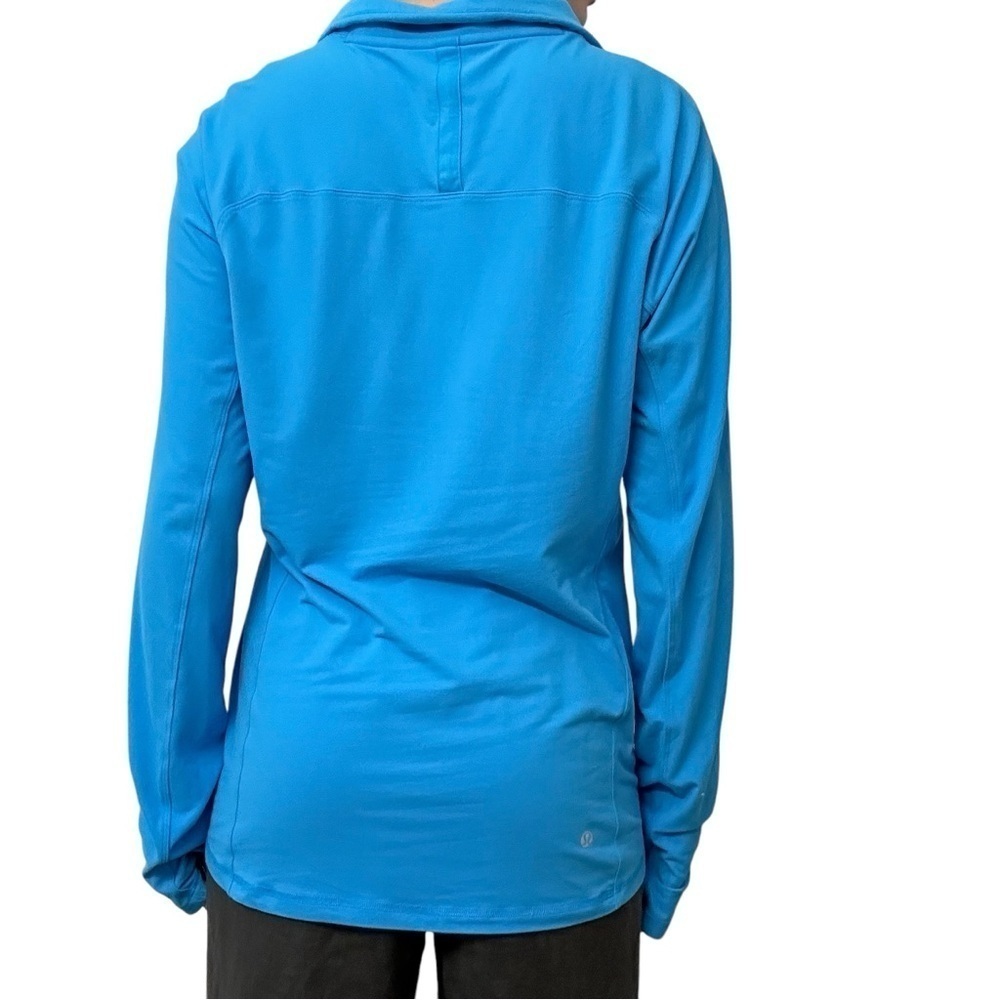 Lululemon Long Sleeve Athletic Shirt Sweatshirt Bright Blue Size Extra Large - Picture 2 of 5